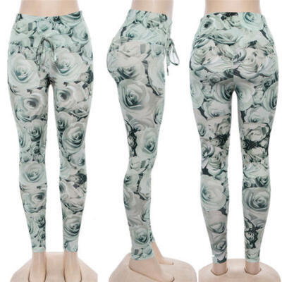 UK Women Fitness Yoga Leggings Running Sports High Waist Jogging Pants Trousers