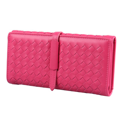 NEW 2016 Fashion Knitting Clutch Woven deisgn long wallets handmade Women plaid Knitting pattern Females Brand Lady Brand purse
NEW 2016 Fashion Knitting Clutch Woven deisgn long wallets handmade Women plaid Knitting pattern Females Brand Lady Brand purse