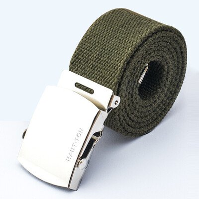 HAUTTON belt mens canvas belt casual simple automatic buckle outdoor fashion belt JL1123 army green army green
HAUTTON belt mens canvas belt casual simple automatic buckle outdoor fashion belt JL1123 army green army green