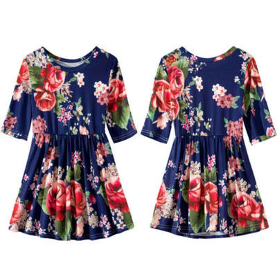 Family Matching Dress Mother&Daughter Women Girl Floral Dress Party Long Sleeve
Family Matching Dress Mother&Daughter Women Girl Floral Dress Party Long Sleeve