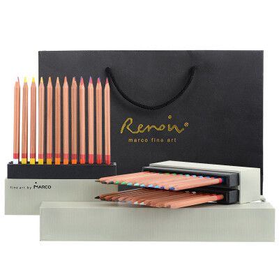 Marco 3100-48WB Renoir Series 48 Color Pencil Paintbrush Colorful Wooden Box Gift Box
Marco 3100-48WB Renoir Series 48 Color Pencil Paintbrush Colorful Wooden Box Gift Box