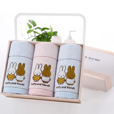 Gold Miffy cotton satin half cut velvet embroidery towel gift box soft absorbent MF1012H face towel 3 loaded 74 * 34cm gift bag
Gold Miffy cotton satin half cut velvet embroidery towel gift box soft absorbent MF1012H face towel 3 loaded 74 * 34cm gift bag