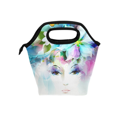 Insulated Lunch Tote Bag Flower Women Travel Picnic Lunch Handbags Portable Zipper Lunch Bag Box 
Insulated Lunch Tote Bag Flower Women Travel Picnic Lunch Handbags Portable Zipper Lunch Bag Box
