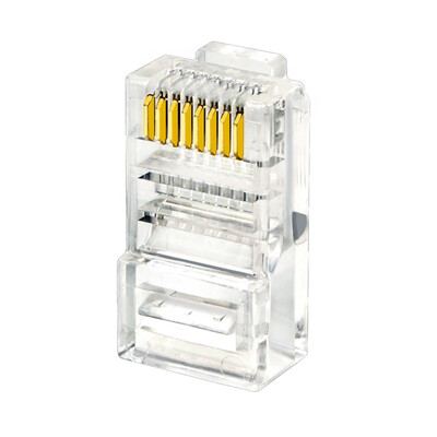 ProsKit Network Crystal Head CAT5e 8P8C Super Category 5 Unshielded Crystal Connector CN-5E01
ProsKit Network Crystal Head CAT5e 8P8C Super Category 5 Unshielded Crystal Connector CN-5E01