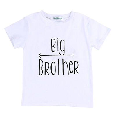 Little Brother Baby Boys Romper Bodysuit Big Brother T-shirt Matching Outfits g 
Little Brother Baby Boys Romper Bodysuit Big Brother T-shirt Matching Outfits g