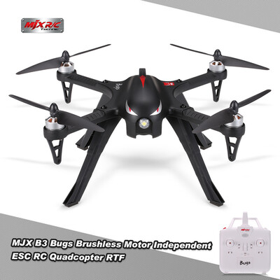 MJX Bugs 3 RC Drone Brushless Motor Independent ESC Support C4000 Gopro 34 XiaoYi Action Camera Quadcopter w 24G 6-Axis Gyro
MJX Bugs 3 RC Drone Brushless Motor Independent ESC Support C4000 Gopro 34 XiaoYi Action Camera Quadcopter w 24G 6-Axis Gyro