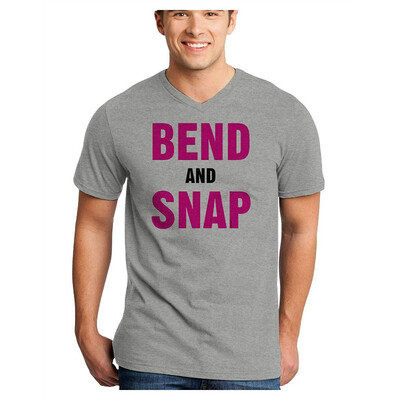 TooLoud Bend&Snap Pink Text Adult V-Neck T-shirt
TooLoud Bend&Snap Pink Text Adult V-Neck T-shirt