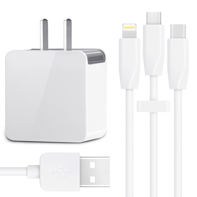 Capshi Mobile Charger 2A Trio Apple Andrew Type-c X1 Data Line Set 1 Meter White iPhone6s 7Plus Huawei P9 Glory 8 Millet 5 Le as oppo
Capshi Mobile Charger 2A Trio Apple Andrew Type-c X1 Data Line Set 1 Meter White iPhone6s 7Plus Huawei P9 Glory 8 Millet 5 Le as oppo