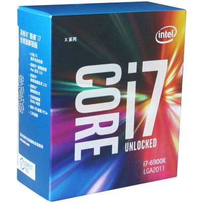 Intel (Intel) Extreme Series i7 6900K Core 8-Core 2011-V3 Интерфейс Процессор процессора в штучной упаковке
Intel (Intel) Extreme Series i7 6900K Core 8-Core 2011-V3 Интерфейс Процессор процессора в штучной упаковке