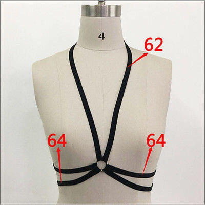 Sexy Ladies Womens Harness Bra Elastic Cage Bra Strappy Hollow Out Bra Bustier 
Sexy Ladies Womens Harness Bra Elastic Cage Bra Strappy Hollow Out Bra Bustier