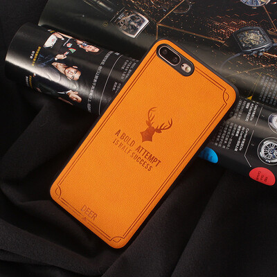 Elk Embossed Mobile Phone Case For iPhone X Shell