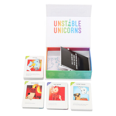 Unstable Unicorns Base Game Board Funny Cards Games Rainbow Collection Play Fun For Children Adults Gadgets Novelty Toys Black Bo
Unstable Unicorns Base Game Board Funny Cards Games Rainbow Collection Play Fun For Children Adults Gadgets Novelty Toys Black Bo