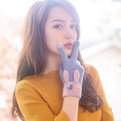 New knitting gloves ladies autumn&winter wool&fleece can touch screen outdoor thermal cycling Korean version lovely
New knitting gloves ladies autumn&winter wool&fleece can touch screen outdoor thermal cycling Korean version lovely