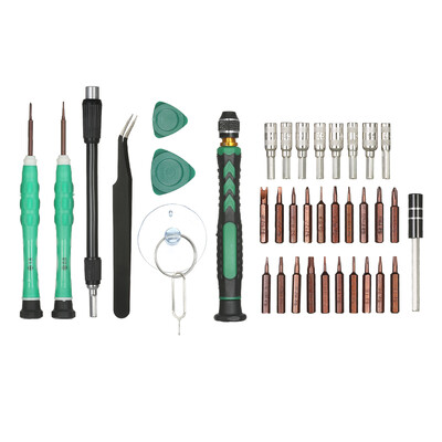 38 in 1 Multi-functional Precision Telecommunication Tool Torx Hex Slotted&Phillips Screwdrivers Set Repair Tools Kit for Cell
38 in 1 Multi-functional Precision Telecommunication Tool Torx Hex Slotted&Phillips Screwdrivers Set Repair Tools Kit for Cell