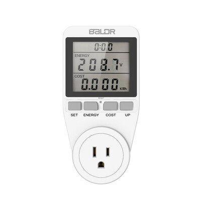 LCD Display Electricity Usage Power Meter Socket Energy Watt Volt Amps Wattage KWH Consumption Analyzer Monitor--AC110V130V
LCD Display Electricity Usage Power Meter Socket Energy Watt Volt Amps Wattage KWH Consumption Analyzer Monitor--AC110V130V