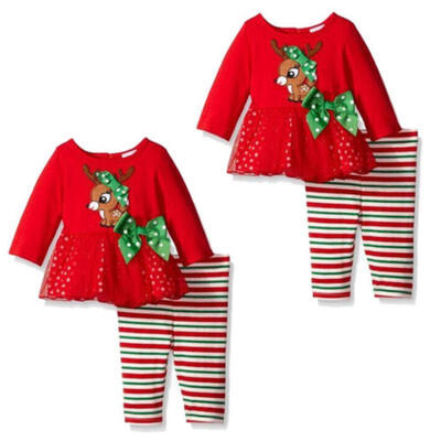 Baby Girl Kids Clothes Infant Tops Long Pants Outfit Set Christmas Gift Costumes 
Baby Girl Kids Clothes Infant Tops Long Pants Outfit Set Christmas Gift Costumes