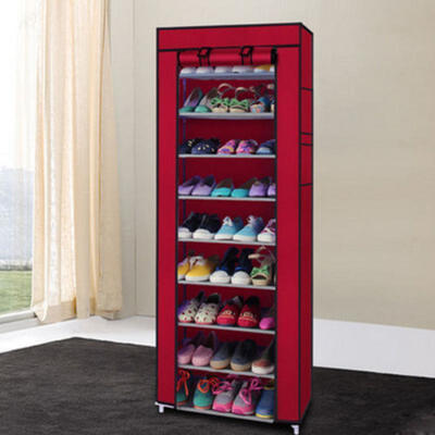 10layers Canvas Non Woven Adjustable Shoe Rack Cabinet Standing Storage Organise
10layers Canvas Non Woven Adjustable Shoe Rack Cabinet Standing Storage Organise