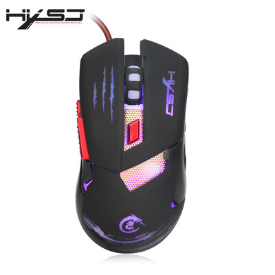 HXSJ H400 Wired Six Buttons Gaming Mouse Game Peripherals with LED for PC Laptop Computer
HXSJ H400 Wired Six Buttons Gaming Mouse Game Peripherals with LED for PC Laptop Computer