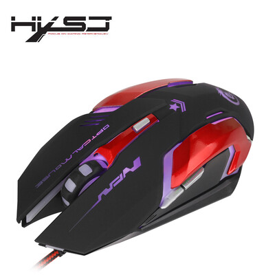 HXSJ H500 Wired Six Buttons Gaming Mouse Game Peripherals with LED for PC Laptop Computer
HXSJ H500 Wired Six Buttons Gaming Mouse Game Peripherals with LED for PC Laptop Computer