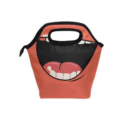 Lunch Bag Tote Bag Mouth Teeth Travel Picnic Organizer Lunch Holder Handbags Lunch Bag Box for Office
Lunch Bag Tote Bag Mouth Teeth Travel Picnic Organizer Lunch Holder Handbags Lunch Bag Box for Office