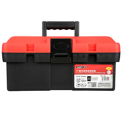 Jingdong supermarket SANTO 6322 thick multi-purpose toolbox 17-inch reinforced plastic storage tank 
Jingdong supermarket SANTO 6322 thick multi-purpose toolbox 17-inch reinforced plastic storage tank