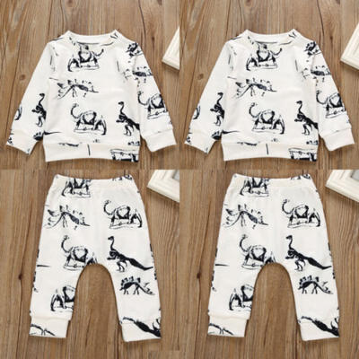 AUSTock Baby Boy Girl Dinosaur Cotton Clothes Outfit T-shirt Top Long Pants Set
AUSTock Baby Boy Girl Dinosaur Cotton Clothes Outfit T-shirt Top Long Pants Set