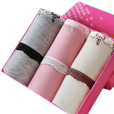 Playboy PLAYBOY 5664 Ladies Underwear 3 Gift Box Leggings Lingerie Lace Sweet Ladies breathable underwear Mixed color
Playboy PLAYBOY 5664 Ladies Underwear 3 Gift Box Leggings Lingerie Lace Sweet Ladies breathable underwear Mixed color