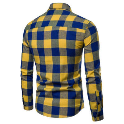 New Mens Long Sleeve Shirt Button Up Business Work Plaid Formal Plain Dress Top
New Mens Long Sleeve Shirt Button Up Business Work Plaid Formal Plain Dress Top