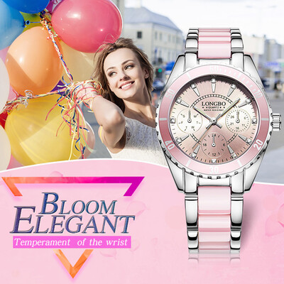 LONGBO Women Fashion Watch Ceramic And Alloy Band Analog Wristwatch Exquisite Waterproof Quartz Watches 
LONGBO Women Fashion Watch Ceramic And Alloy Band Analog Wristwatch Exquisite Waterproof Quartz Watches