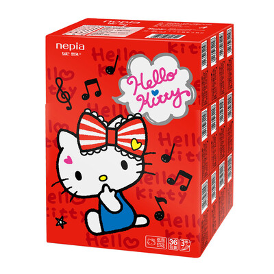 Nepal Nepia handkerchief card cartoon series hello kitty Katie super-sprinkle printing 3 layer 36 packs
Nepal Nepia handkerchief card cartoon series hello kitty Katie super-sprinkle printing 3 layer 36 packs