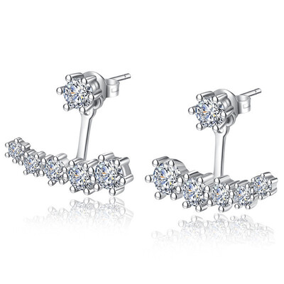 CZ Crystal Flower Earrings For Women Fashion Jewelry Gift For Party Best Friend Cubic Zirconia Stud Earrings G29
CZ Crystal Flower Earrings For Women Fashion Jewelry Gift For Party Best Friend Cubic Zirconia Stud Earrings G29
