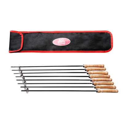 Ulecamp Bakelite Grilled Stainless Steel Rough Barbecue Grill Barbecue Needle Accessories 8pcs
Ulecamp Bakelite Grilled Stainless Steel Rough Barbecue Grill Barbecue Needle Accessories 8pcs