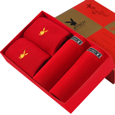 Playboy PLAYBOY 5015-95 Benming men underwear red socks red underwear 2 male red triangle underwear 2 pairs of male red socks
Playboy PLAYBOY 5015-95 Benming men underwear red socks red underwear 2 male red triangle underwear 2 pairs of male red socks