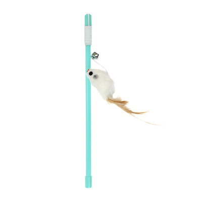 Thousand feathers Soleil pet cat toy plush mouse funny cat rod elastic short rod random color
Thousand feathers Soleil pet cat toy plush mouse funny cat rod elastic short rod random color