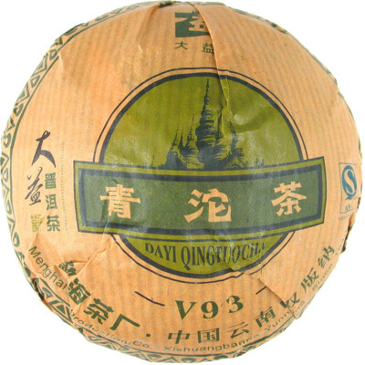 V93 Qing Tuo Cha * Menghai Dayi Pu-erh 2006 Raw 250g
