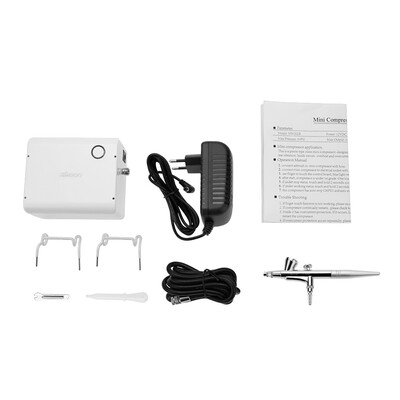 Beautiful Airbrush Set Small Spray Pump Pen Set Air Compressor Kit for Art Painting Tattoo Craft Cake Spray Model
Beautiful Airbrush Set Small Spray Pump Pen Set Air Compressor Kit for Art Painting Tattoo Craft Cake Spray Model