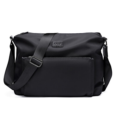 Golf GOLF waterproof nylon with microfiber leather shoulder bag mens large easy messenger bag fashion Messenger bag D8BV43864J black
Golf GOLF waterproof nylon with microfiber leather shoulder bag mens large easy messenger bag fashion Messenger bag D8BV43864J black