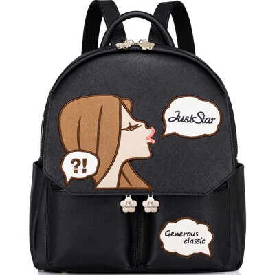 JUST STAR (JUST STAR) bubble magic that series of fashion handbags printed shoulder bag new backpack leisure travel bag bag JS947L night black
JUST STAR (JUST STAR) bubble magic that series of fashion handbags printed shoulder bag new backpack leisure travel bag bag JS947L night black