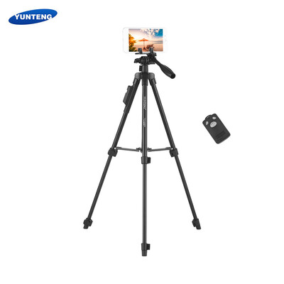 YUNTENG VCT-6208 Portable 3-Section Extendable Aluminum Alloy Tripod Live Streaming Support with Detachable BT Remote Control for
YUNTENG VCT-6208 Portable 3-Section Extendable Aluminum Alloy Tripod Live Streaming Support with Detachable BT Remote Control for