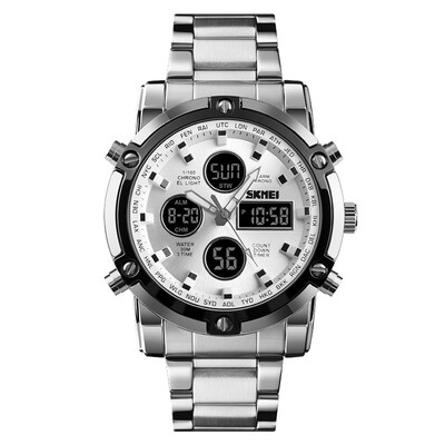SKEMI 1389 Quartz Man Watch Unique Fashion Sport Casual Brand Quartz Clock Double Movement Stainless Steel Strap Waterproof Wrist
SKEMI 1389 Quartz Man Watch Unique Fashion Sport Casual Brand Quartz Clock Double Movement Stainless Steel Strap Waterproof Wrist