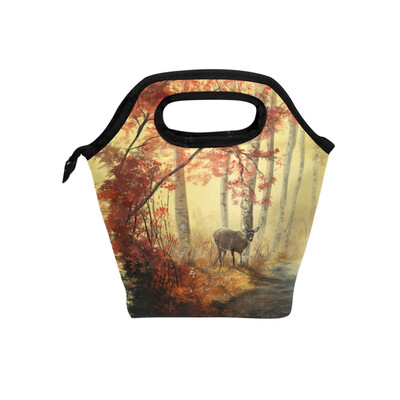 Insulated Lunch Tote Bag Woods Deer Travel Picnic Lunch Handbags Portable Zipper Lunch Bag Box
Insulated Lunch Tote Bag Woods Deer Travel Picnic Lunch Handbags Portable Zipper Lunch Bag Box