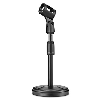Black Microphone Stand with Compact Round Base Adjustable Holder This Microphone Stand is Specially Designed for Heavy Duty Carry
Black Microphone Stand with Compact Round Base Adjustable Holder This Microphone Stand is Specially Designed for Heavy Duty Carry