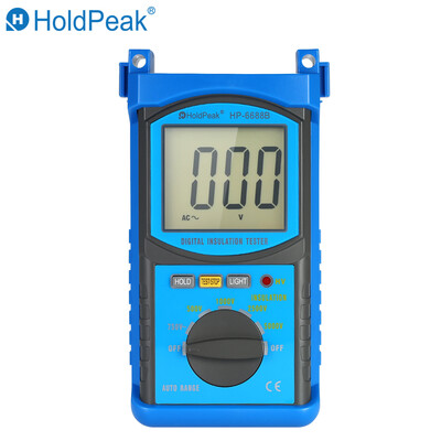 HoldPeak Auto-range LCD Digital Insulation Resistance Tester Megohm Meter Megger Megohmmeter DC500V1000V2500V5000V Voltmeter
HoldPeak Auto-range LCD Digital Insulation Resistance Tester Megohm Meter Megger Megohmmeter DC500V1000V2500V5000V Voltmeter
