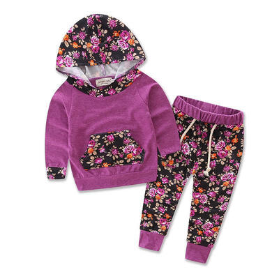 2PCS Baby Girls Long Sleeve T-shirtFloral Pants Outfits Toddler Hooded Clothes 
2PCS Baby Girls Long Sleeve T-shirtFloral Pants Outfits Toddler Hooded Clothes