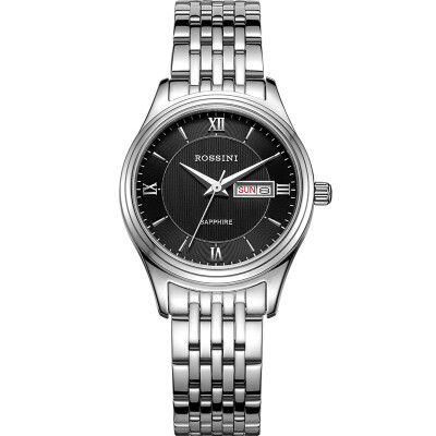 Rossini (ROSSINI) watch Ya Zun business series belt double calendar quartz couple table female table 5574G01F
Rossini (ROSSINI) watch Ya Zun business series belt double calendar quartz couple table female table 5574G01F
