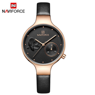 NAVIFORCE NF5001 Women Fashion Quartz Brand Watch Lady Leather Watchband High Quality Casual Waterproof Wristwatch Gift for Wife G
NAVIFORCE NF5001 Women Fashion Quartz Brand Watch Lady Leather Watchband High Quality Casual Waterproof Wristwatch Gift for Wife G
