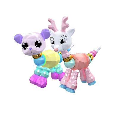2Pcs Twisted Animal Pets Puppy Sika Deer Collectible Bracelet Set for Kids Birthday Party Pretend Play
2Pcs Twisted Animal Pets Puppy Sika Deer Collectible Bracelet Set for Kids Birthday Party Pretend Play