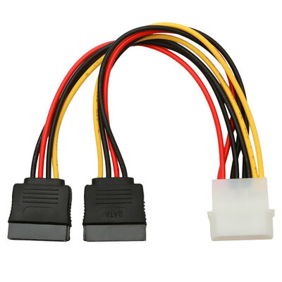 Sanbao SANBAO SDT-02 D-type 4-pin to SATA serial hard drive a two power lines 02 meters
Sanbao SANBAO SDT-02 D-type 4-pin to SATA serial hard drive a two power lines 02 meters