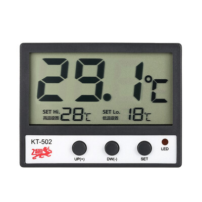 LCD Digital Fish Tank Aquarium Thermometer Water Temperature Meter °C°F HighLow Temperature Alarm
LCD Digital Fish Tank Aquarium Thermometer Water Temperature Meter °C°F HighLow Temperature Alarm
