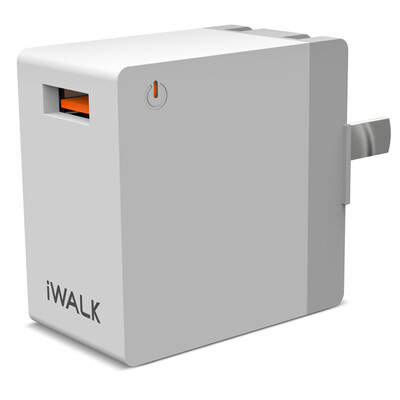 iWALK / love can be ADL005 QC3.0 fast charge mobile phone charger / plug white Apple Andrews flat panel 2A charging head usb power adapter smart output
iWALK / love can be ADL005 QC3.0 fast charge mobile phone charger / plug white Apple Andrews flat panel 2A charging head usb power adapter smart output